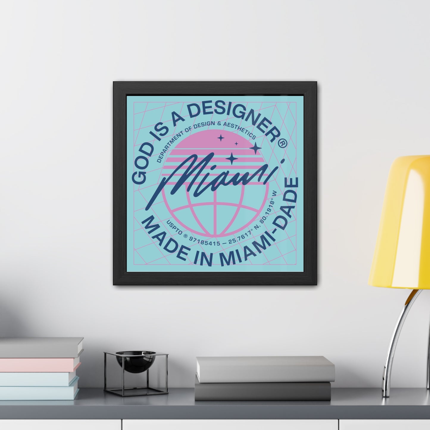 God is a Designer - Poster