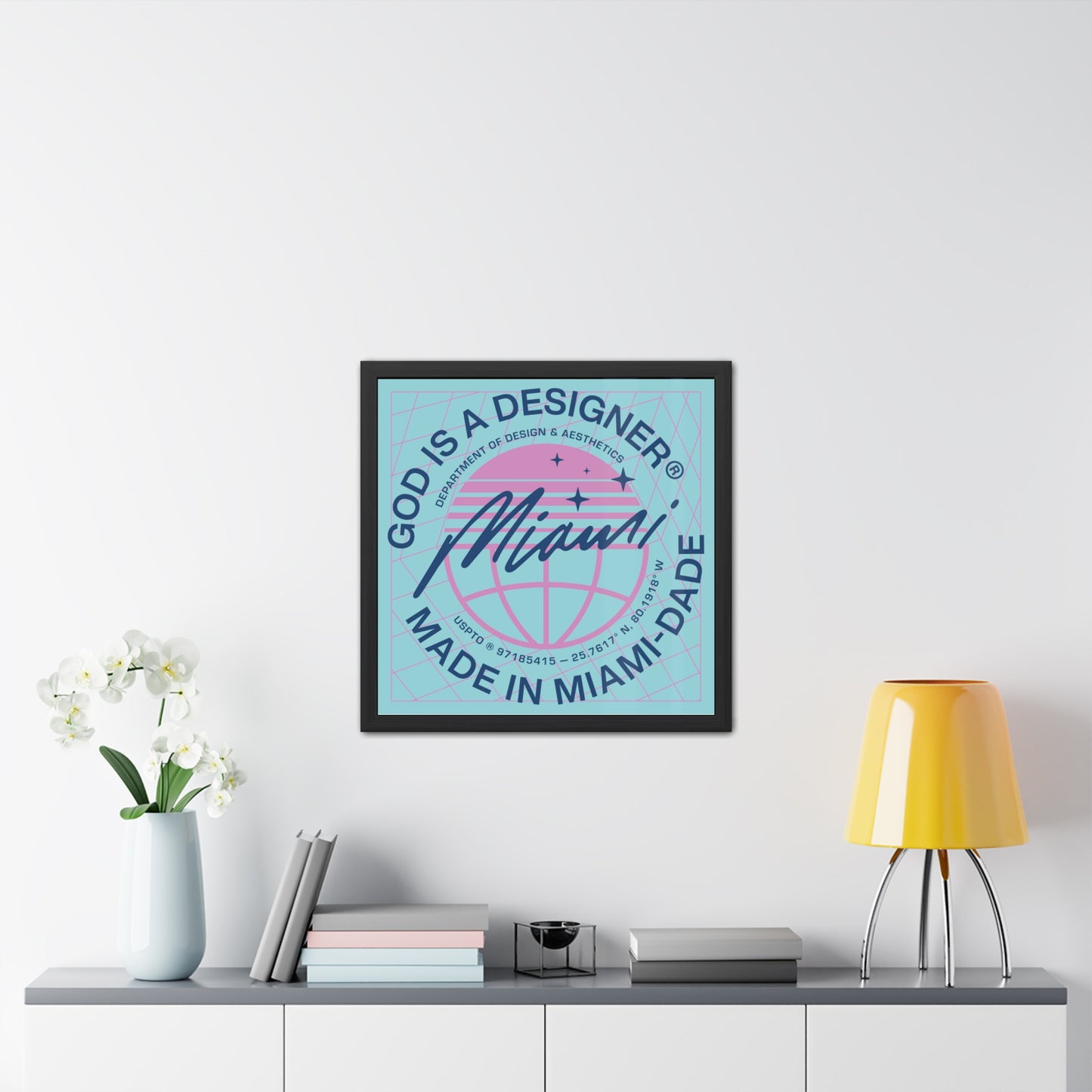 God is a Designer - Poster