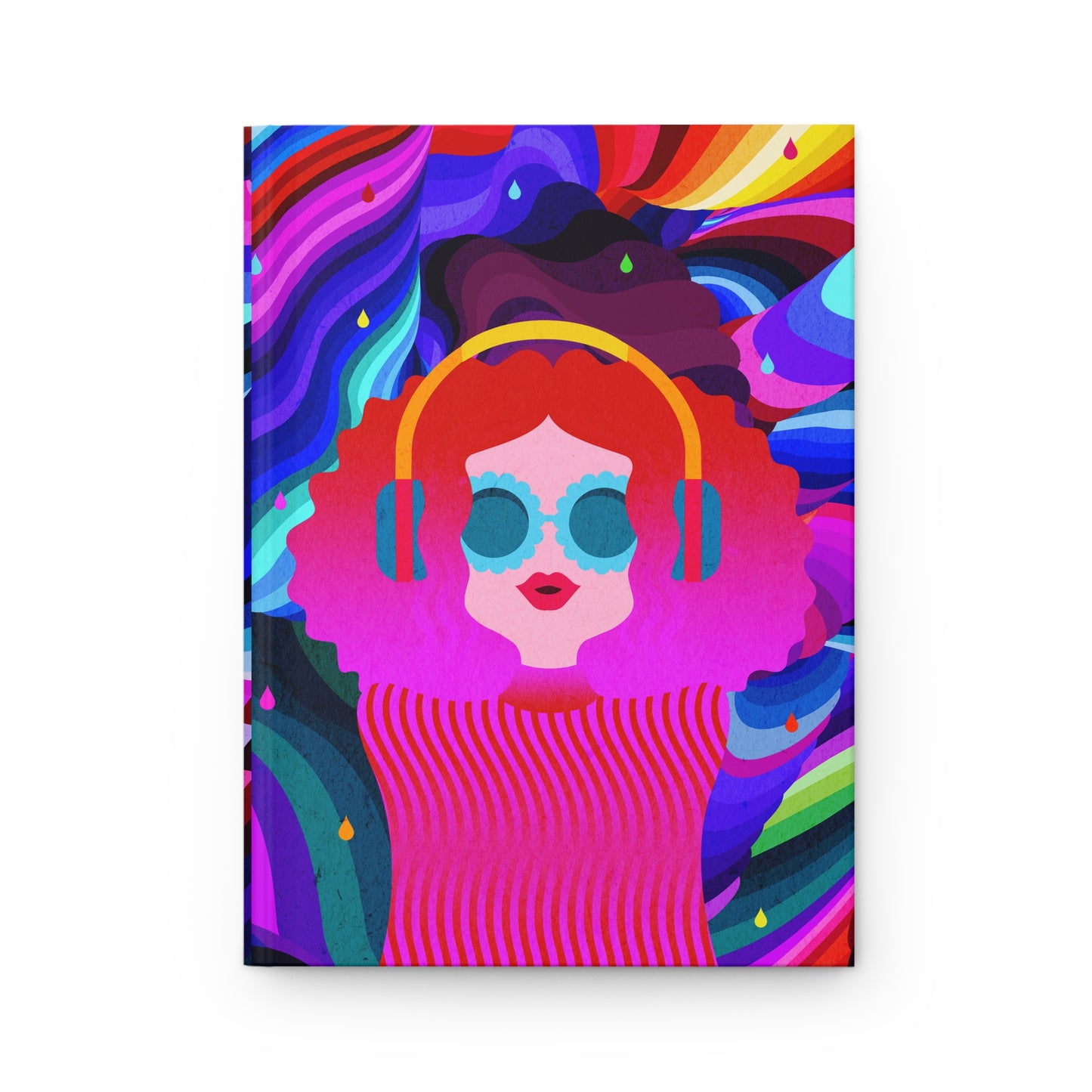 Rainbow Sounds - Superama - Hardcover Journal Matte