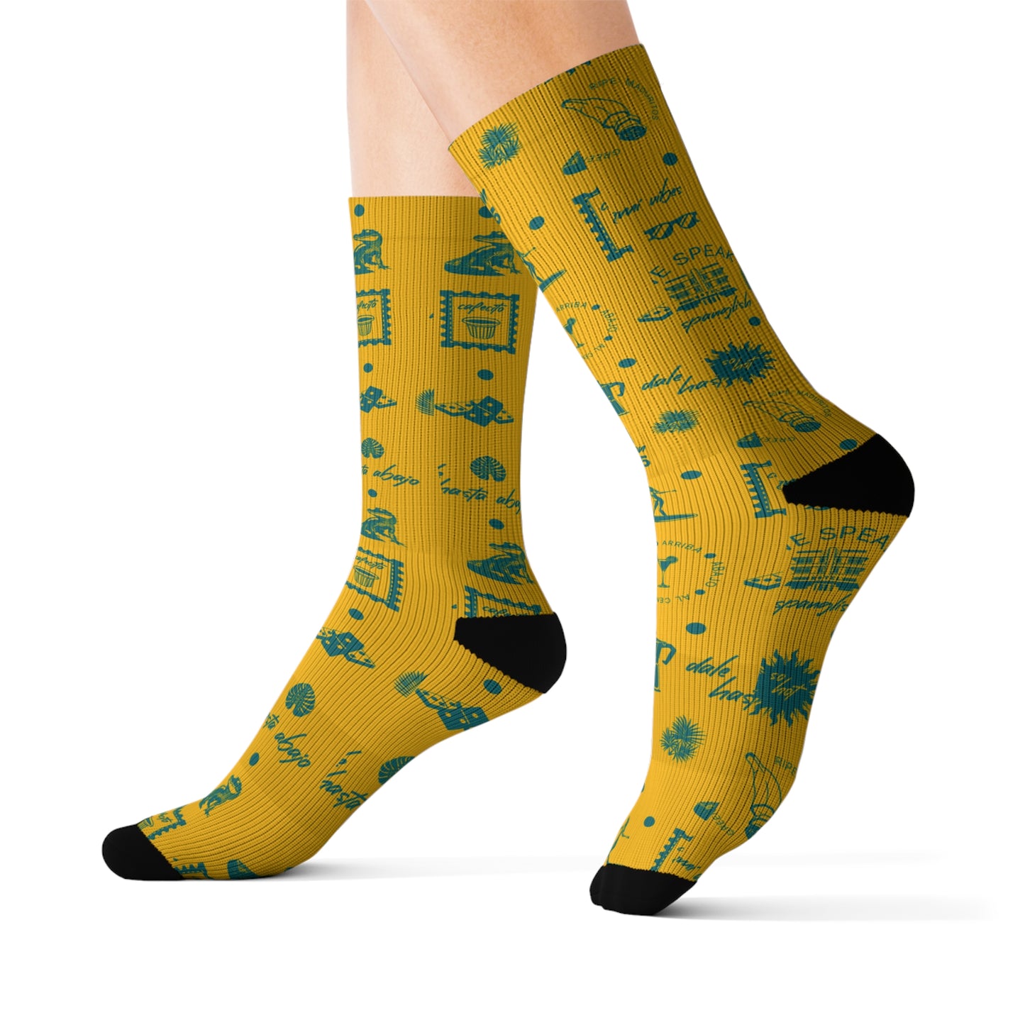 Sunshine Yellow - Sublimation Socks