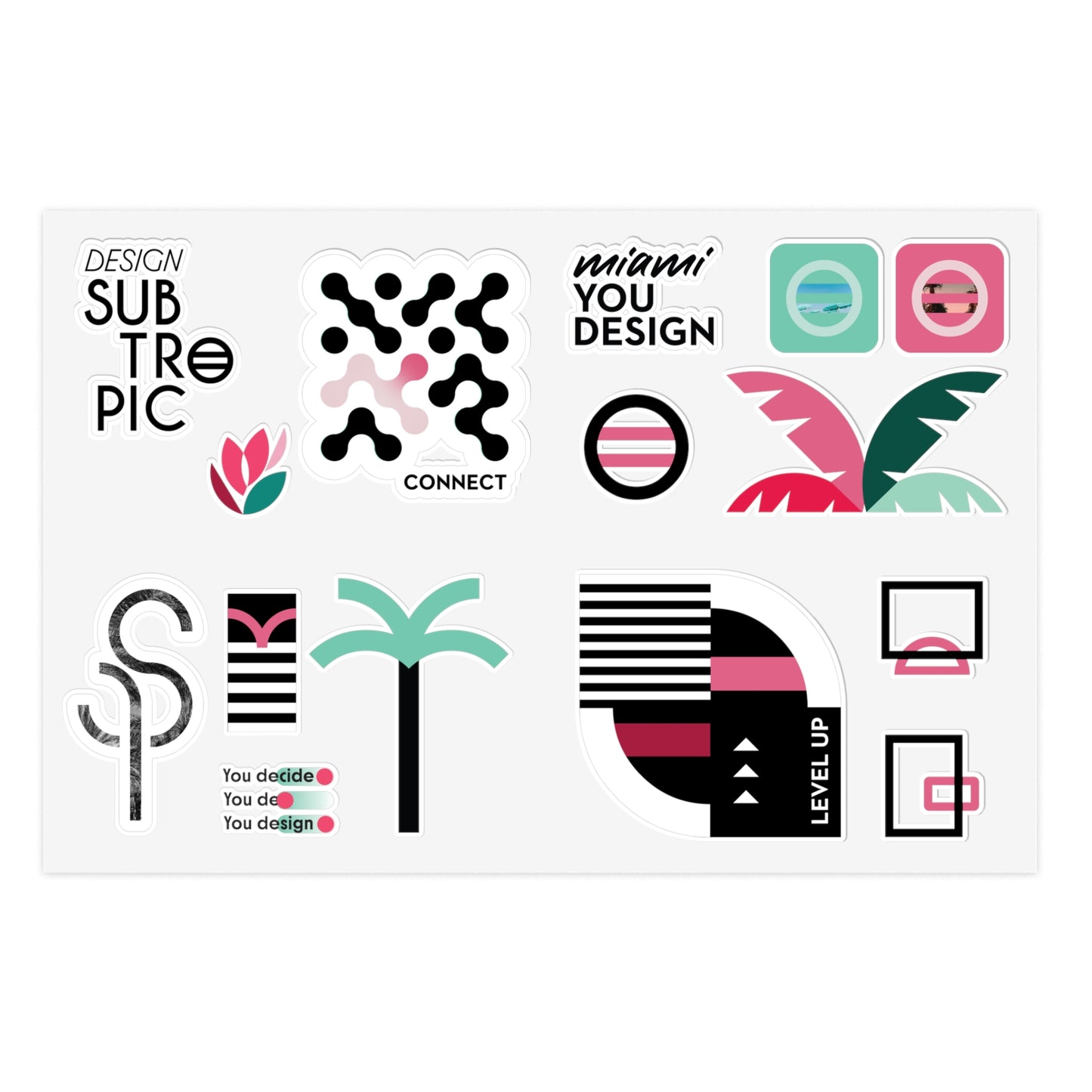 Design Subtropic - Sticker Pack